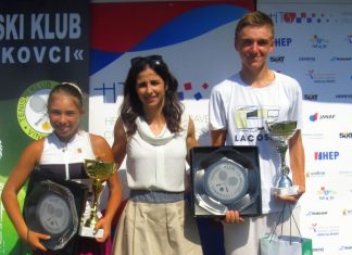 Dora Mišković i Antonio Voljavec državni prvaci u tenisu do 14 godina